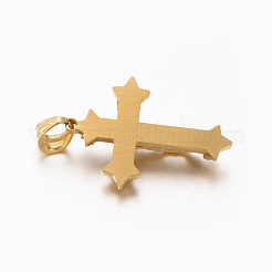 Easter Theme New Gift 201 Stainless Steel Crucifix Cross Pendants&nbsp;STAS-F010-63G