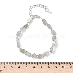 Natural Labradorite Chips Bracelets for Women&nbsp;BJEW-H623-01S-06