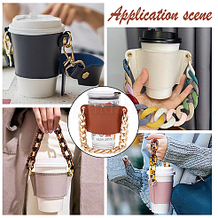 PU Leather Heat Resistant Reusable Cup Sleeve&nbsp;AJEW-WH0326-39A