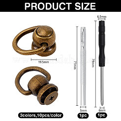 Zinc Alloy Ball Pull Ring Rivets&nbsp;FIND-DR0002-17