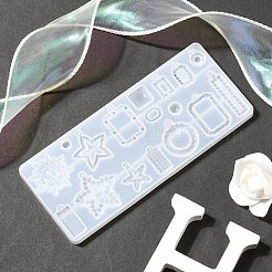 Mixed Shape Pendant Silicone Molds&nbsp;DIY-YW0006-74