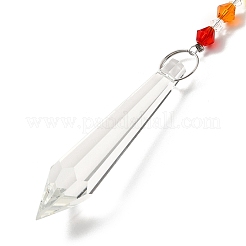 Chakra Theme Gemstone Pendant Decoration&nbsp;AJEW-P098-16P