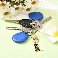 Cowboy Theme Alloy Enamel Pendant Decorations&nbsp;HJEW-YW00022-01