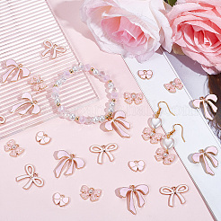 40Pcs 4 Styles Alloy Enamel Pendants&nbsp;FIND-SC0014-65
