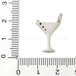 Brass Micro Pave Cubic Zirconia Pendants&nbsp;KK-Z120-57A-P