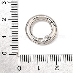 Alloy Spring Ring Clasps&nbsp;AL-CBAAE66-01P