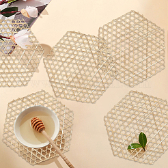 Bamboo Net Hexagon Placemat&nbsp;AJEW-WH20019-97A