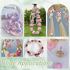 6Pcs Opaque Acrylic Beads&nbsp;OACR-GA0001-25