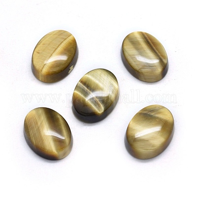 Natural Tiger Eye Cabochons&nbsp;G-O175-16B-1