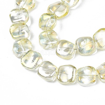 Electroplate Glass Beads Strand&nbsp;EGLA-S188-21-1