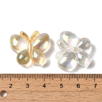 UV Plating Transparent Acrylic Beads&nbsp;OACR-H123-22-1