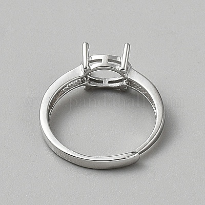 Brass Adjustable Ring Components&nbsp;LS-FIND-WH0817-014P-B-1-1
