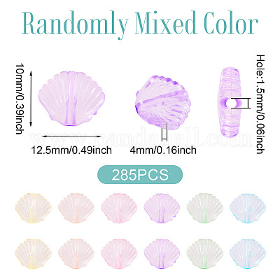 285Pcs Transparent Plastic Beads&nbsp;KY-TA0001-54-1