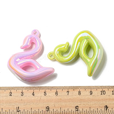 UV Plating Acrylic Pendants&nbsp;PACR-C006-22-1