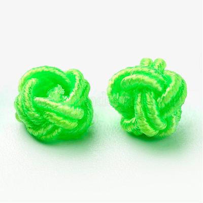 Polyester Weave Beads&nbsp;WOVE-N002-M-1