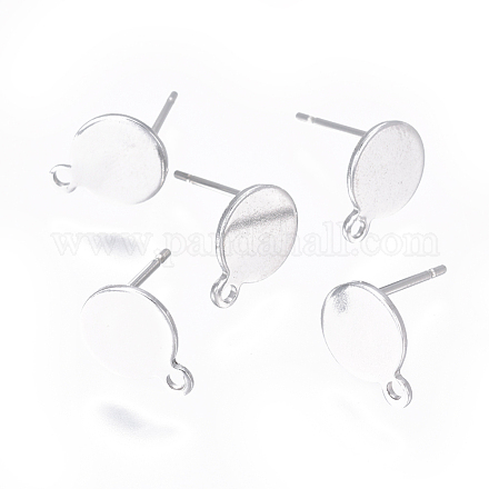 Non-Tarnish 304 Stainless Steel Ear Stud Components STAS-I120-17A-P-1
