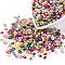 ABS Plastic Imitation Pearl Cabochons, Oval, Mixed Color, 8x6x2mm, about 5000pcs/bag