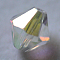 Imitation Austrian Crystal Beads, Grade AAA, K9 Glass, Faceted, Bicone, Beige, 4x4mm, Hole: 0.7~0.9mm