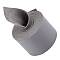 PU Imitation Leather Cord, for Clothing, Flat, Gray, 50x1.8mm, about 2.19 Yards(2m)/Roll