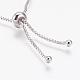 Long-Lasting Plated Adjustable Brass Slider Bracelets&nbsp;BJEW-P165-13A-4