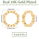6Pcs Brass Spring Gate Clasps&nbsp;FIND-SC0020-67C-2