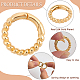 6Pcs Brass Spring Gate Clasps&nbsp;FIND-SC0020-67B-6