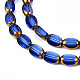 Electroplate Glass Beads Strands&nbsp;EGLA-N008-015E-3