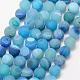 Natural Druzy Geode Agate Bead Strands&nbsp;G-K166-09-12mm-06-1