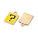 Alloy Enamel Charms&nbsp;ENAM-Q001-08G-02-2