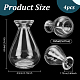 Empty Glass Diffuser Bottle for Aromatherapy&nbsp;LS-AJEW-WH0752-132-2
