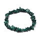 Natural Malachite Chip Beads Stretch Bracelets&nbsp;BJEW-JB05765-04-1