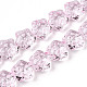 Transparency Glass Beads Strands&nbsp;GLAA-T023-12E-1