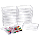 Plastic Bead Containers with Lid&nbsp;CON-WH0086-202-1