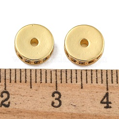 Rack Plating Brass Micro Pave Cubic Zirconia Beads&nbsp;KK-U030-28G-05