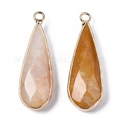 Natural Topaz Jade Pendants&nbsp;G-S359-319F