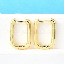 Brass Huggie Hoop Earrings&nbsp;EJEW-F245-04G-A