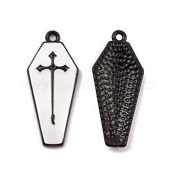 Spray Painted Alloy Pendants&nbsp;PALLOY-K003-12A
