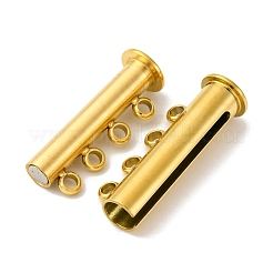 304 Stainless Steel Slide Lock Clasps&nbsp;STAS-A117-07B-G