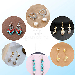 100Pcs Brass Eye Pins&nbsp;KK-BBC0024-76E