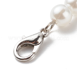 Acrylic Imitation Pearl Beaded Angel Pendant Decorations&nbsp;X1-HJEW-JM00741
