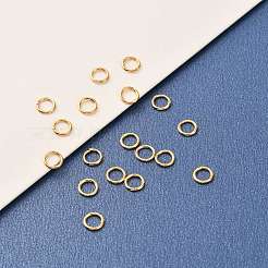 Brass Open Jump Rings&nbsp;KK-F824-108B-G