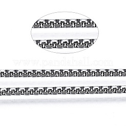 Tarnish Resistant 201 Stainless Steel Box Chains&nbsp;CHS-S009-002