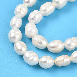 Natural Cultured Freshwater Pearl Beads Strands&nbsp;PEAR-N012-05Y-01