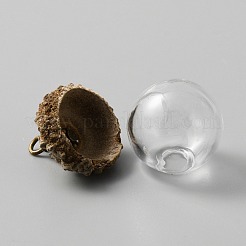Glass Ball Pendants&nbsp;FIND-WH0034-11B