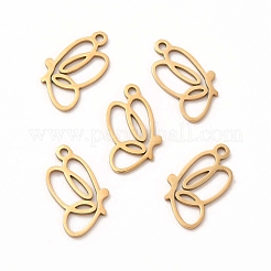 201 Stainless Steel Pendants&nbsp;STAS-E188-09G