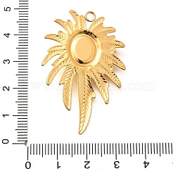 304 Stainless Steel Pendants&nbsp;STAS-M109-01G-03