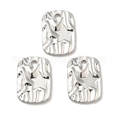 Tarnish Resistant 304 Stainless Steel Pendant Cabochon Settings&nbsp;STAS-E176-16P