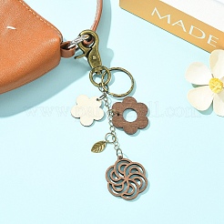 Wood & Alloy Pendant Decorations&nbsp;KEYC-YW00261