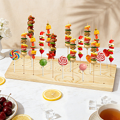 Pine Wood Dessert Display Pedestals&nbsp;ODIS-WH0095-022A