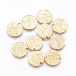 Ion Plating(IP) 304 Stainless Steel Charms&nbsp;STAS-E455-02G-15mm